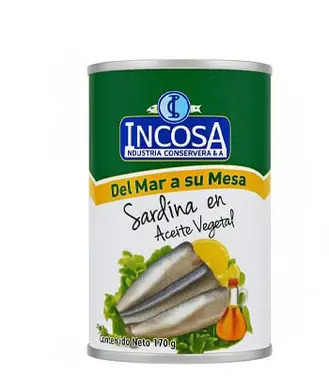 SARDINA OMEGA EN ACEITE EC 170gr UND