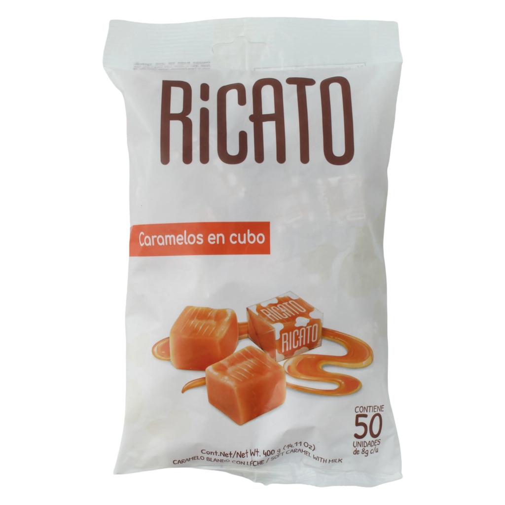 CARAMELO DE LECHE RICATO X50 PAQ
