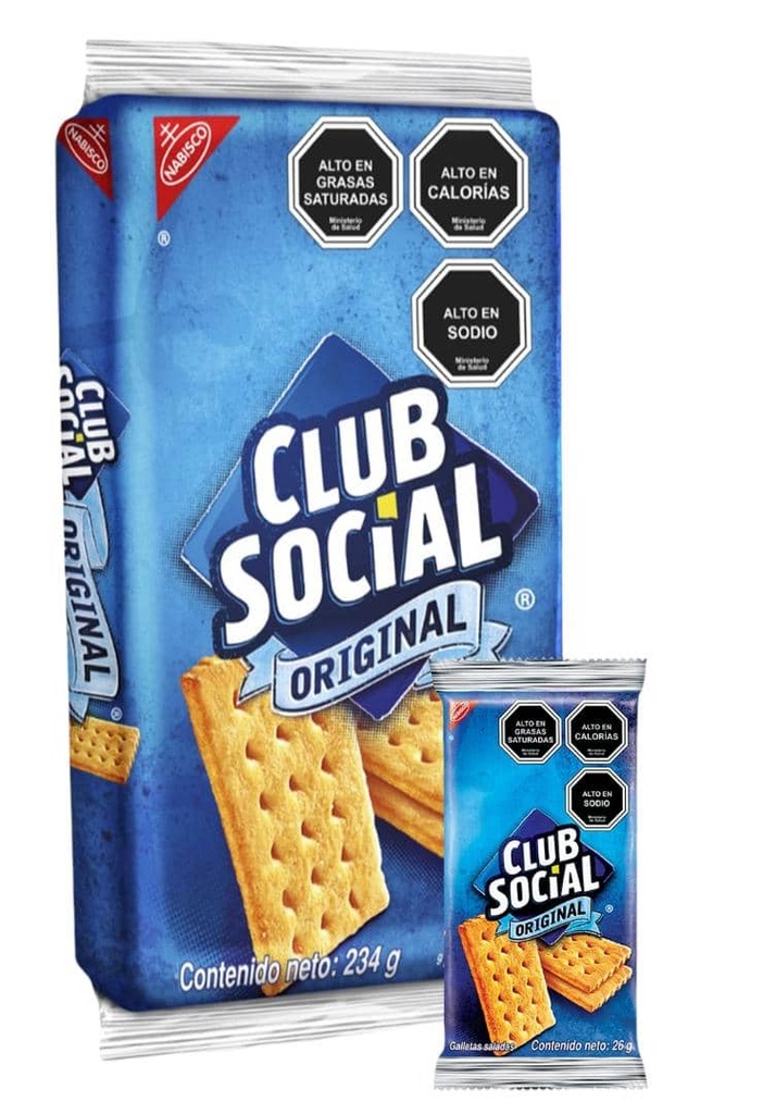 GALLETA CLUB SOCIAL 156gr 1X6 PAQ