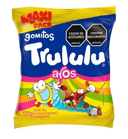 GOMITAS TRULULU AROS X100 PAQ