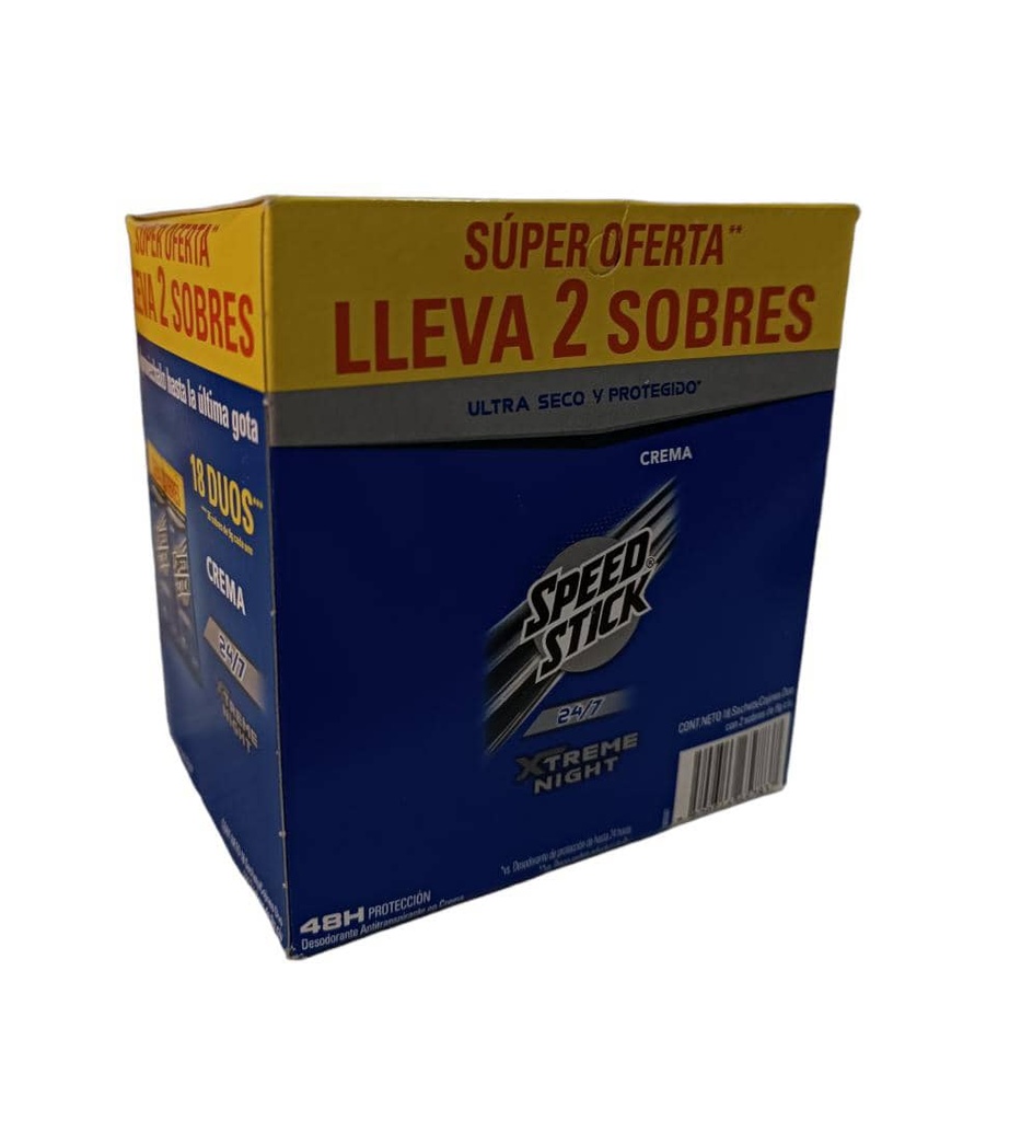 DESODORANTE SPEED STICK 1X36 CAJA