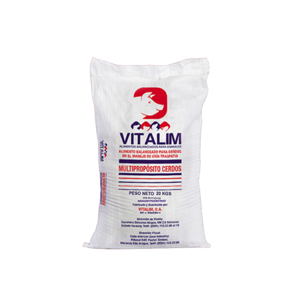 ALIMENTO VITALIM MULTIPROPOSITO CERDOS 20Kg