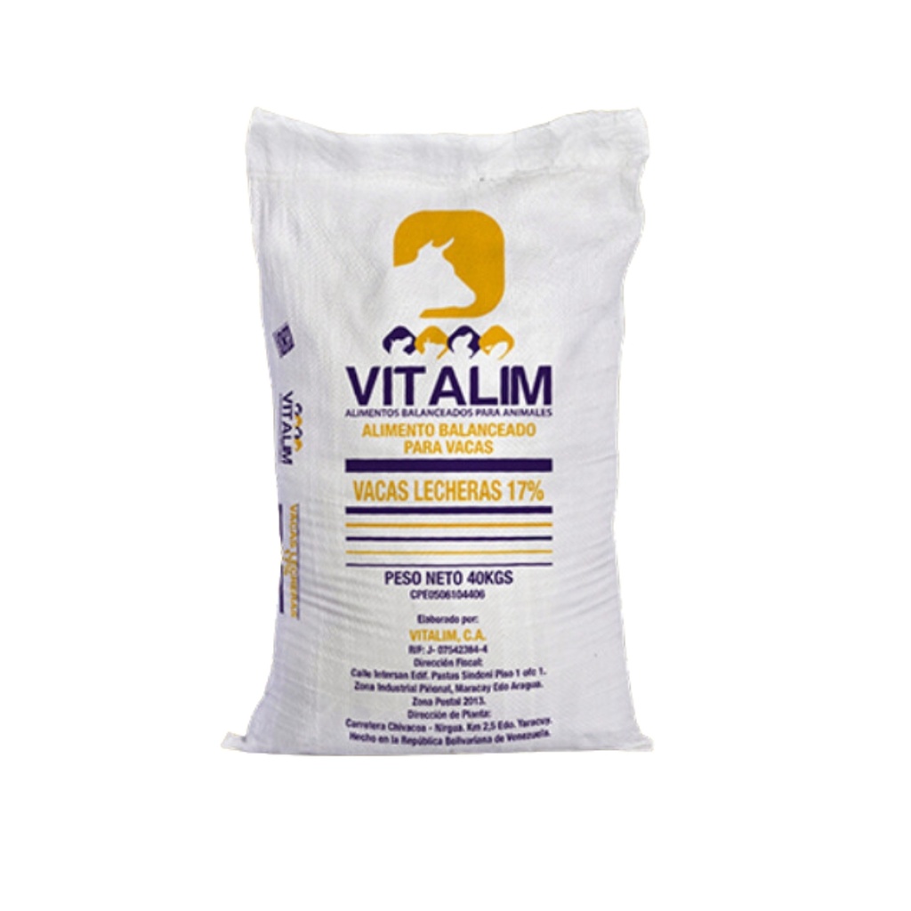 ALIMENTO VITALIM VACA LECHERA 17% 40Kg