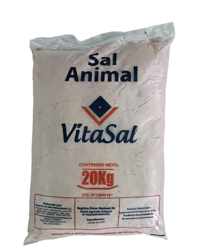 SAL ROJA VITASAL 20Kg
