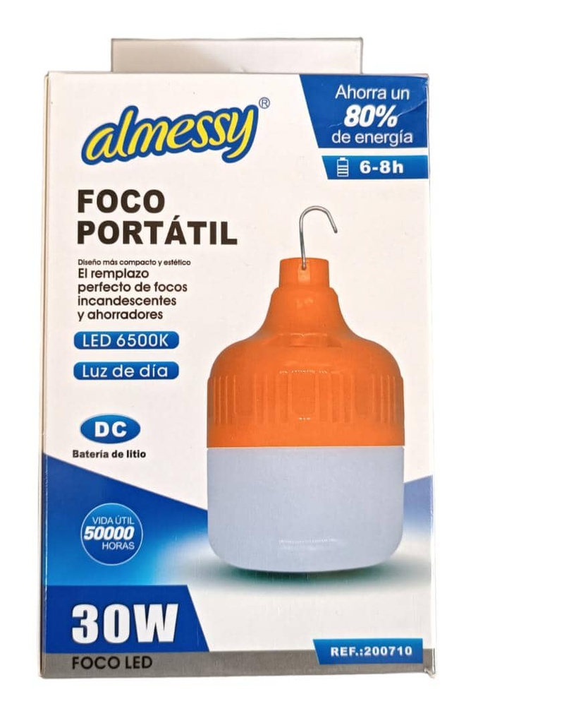 BOMBILLO LED RECARGABLE 50W UND