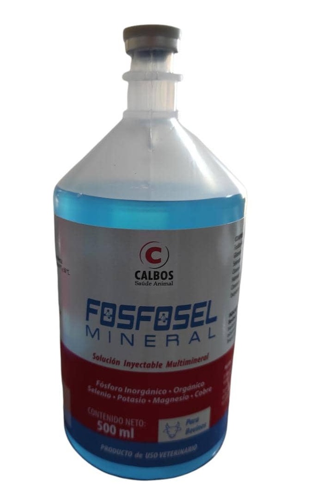 FOSFOSEL MINERAL INY 500ML CALBOS UND