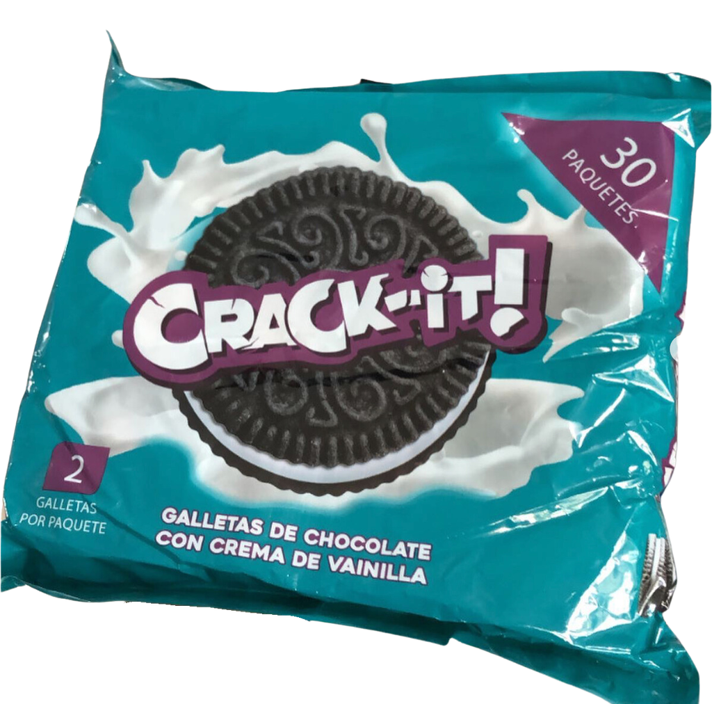GALLETA CRACK-IT CHOCOLATE CON CREMA X30 PAQ