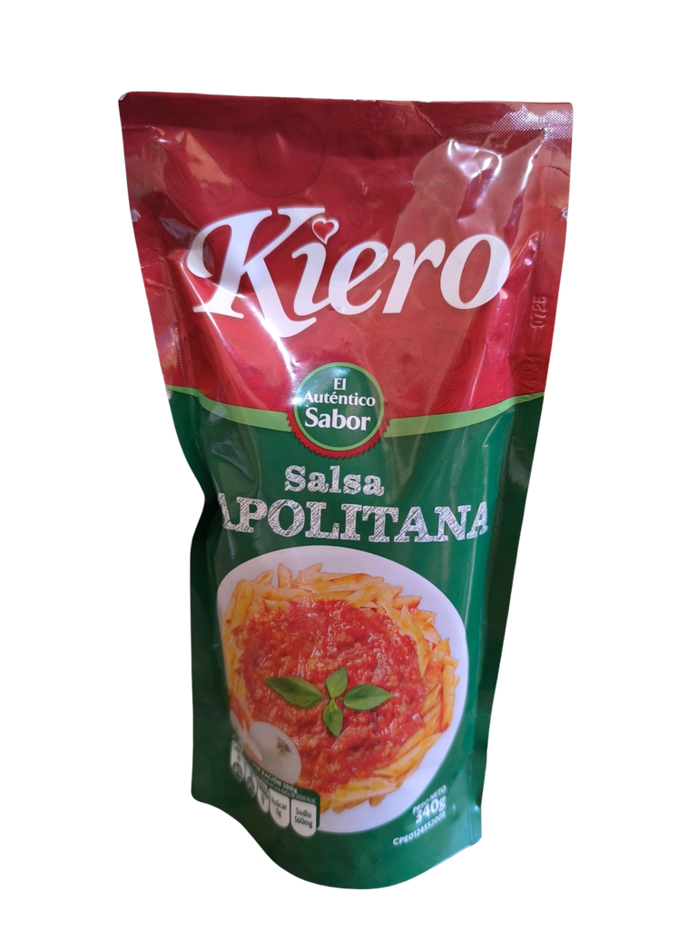 SALSA KIERO NAPOLITANA DOYPACK 340gr UND