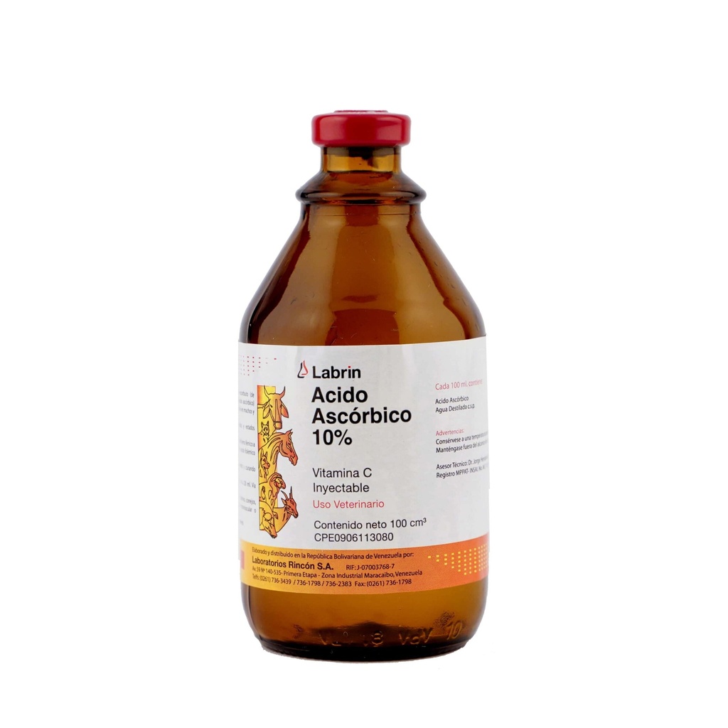 ACIDO ASCORBICO LABRIN 100ML UND (VITAMINA C)