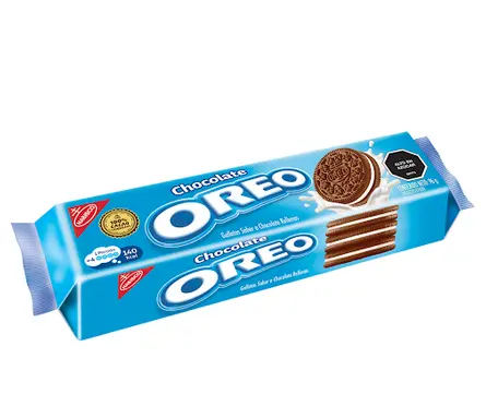 GALLETA OREO CHOCOLATE TUBO 108GR