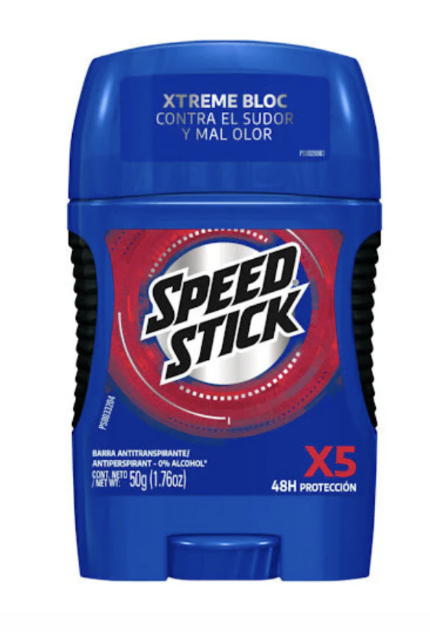 DESODORANTE BARRA SPEED STICK 50GR UND