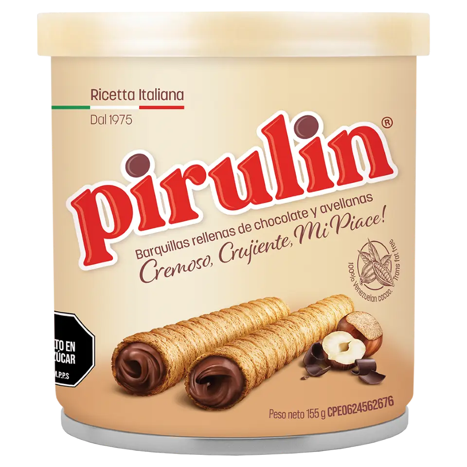 PIRULIN CHOCOLATE LATA 155gr UND 