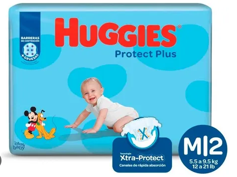 HUGGIES PAÑAL TRIPLE PROTECCION TALLA M X20UNID