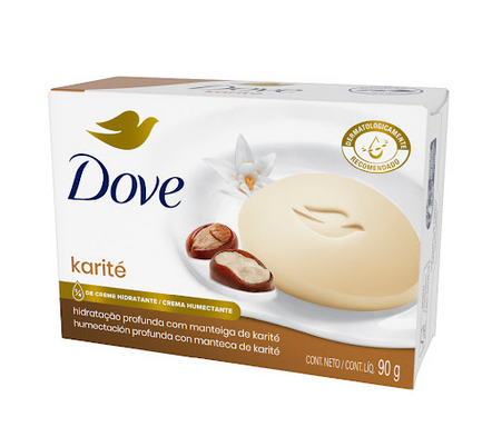 JABON DE BAÑO DOVE JABON KAR Y VAINILLA X90G 
