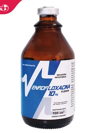 ENROFLOXACINA 10% 100ML UND (MEDIENTREGAS)