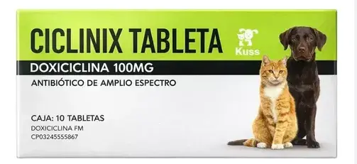 CICLINIX X10TABLLETAS (DOXICICLINA100MG)