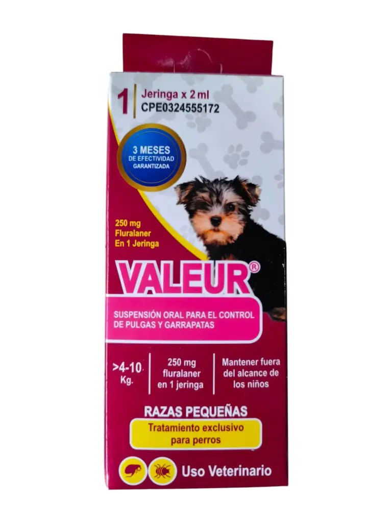 DESPARASITANTE MASCOTAS VALEUR JERINGA 4KG-10KG 