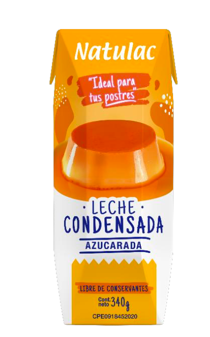 LECHE CONDENSADA NATULAC 340gr UND