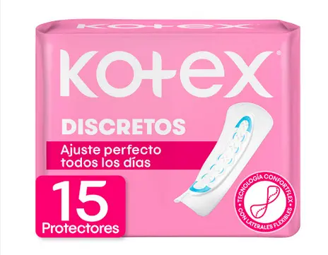 KOTEX PROTECTOR DISCRETO X15UND 