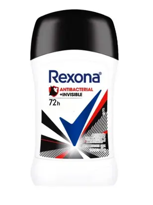 DESODORANTE REXONA BARRA ANTIBACTERIAL DAMA X45GR 