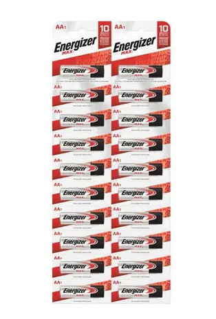 PILA ENERGIZER AA RISTRA 20X12X1 PILA