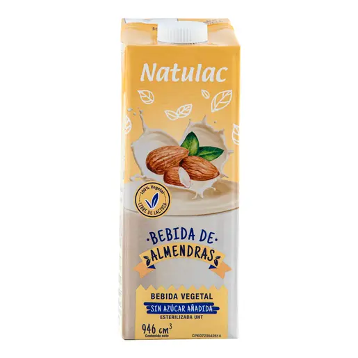 LECHE DE ALMENDRAS NATULAC 946cc UND