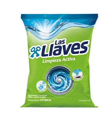DETERGENTE LAS LLAVES LIMPIEZA ACTIVA CITRIC 400GR 