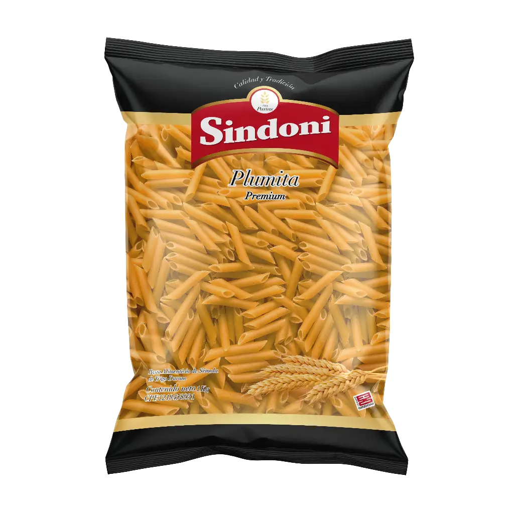 PASTA CORTA SINDONI PREMIUN PLUMITA 1Kg UND