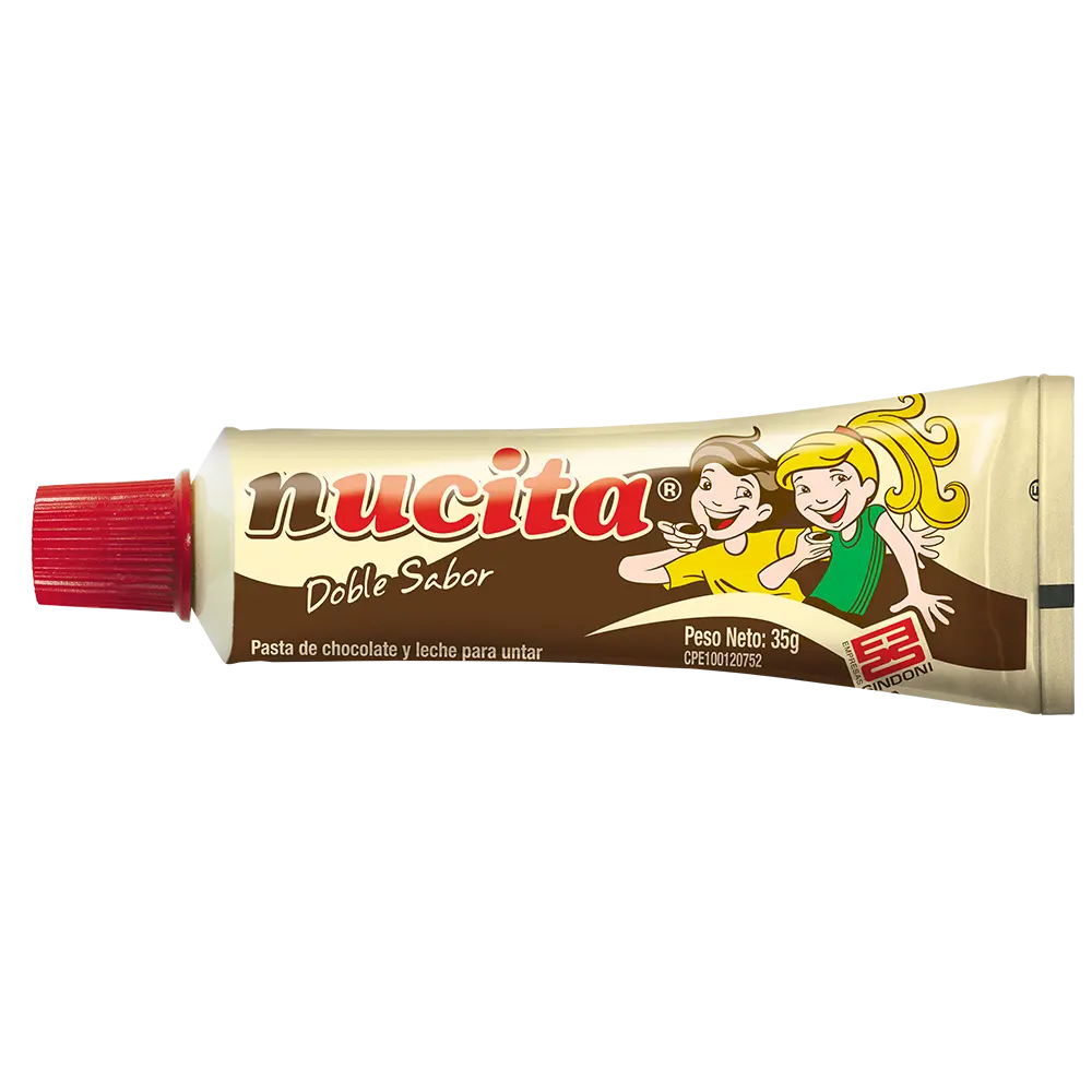 NUCITA TUBITO DOBLE SABOR 35GR 1X12