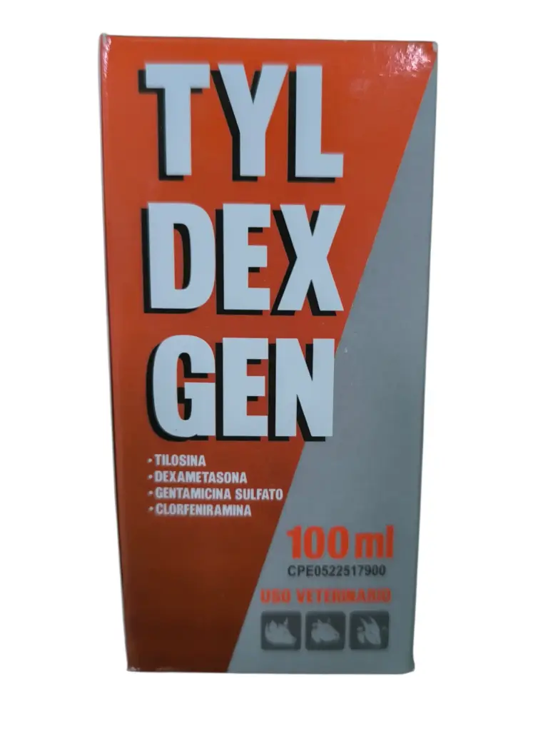 TYLDEXGEN 100ML (TYLOSINA+GENTAMISINA+ DEXAMETASONA+CLORFENIRAMINA)
