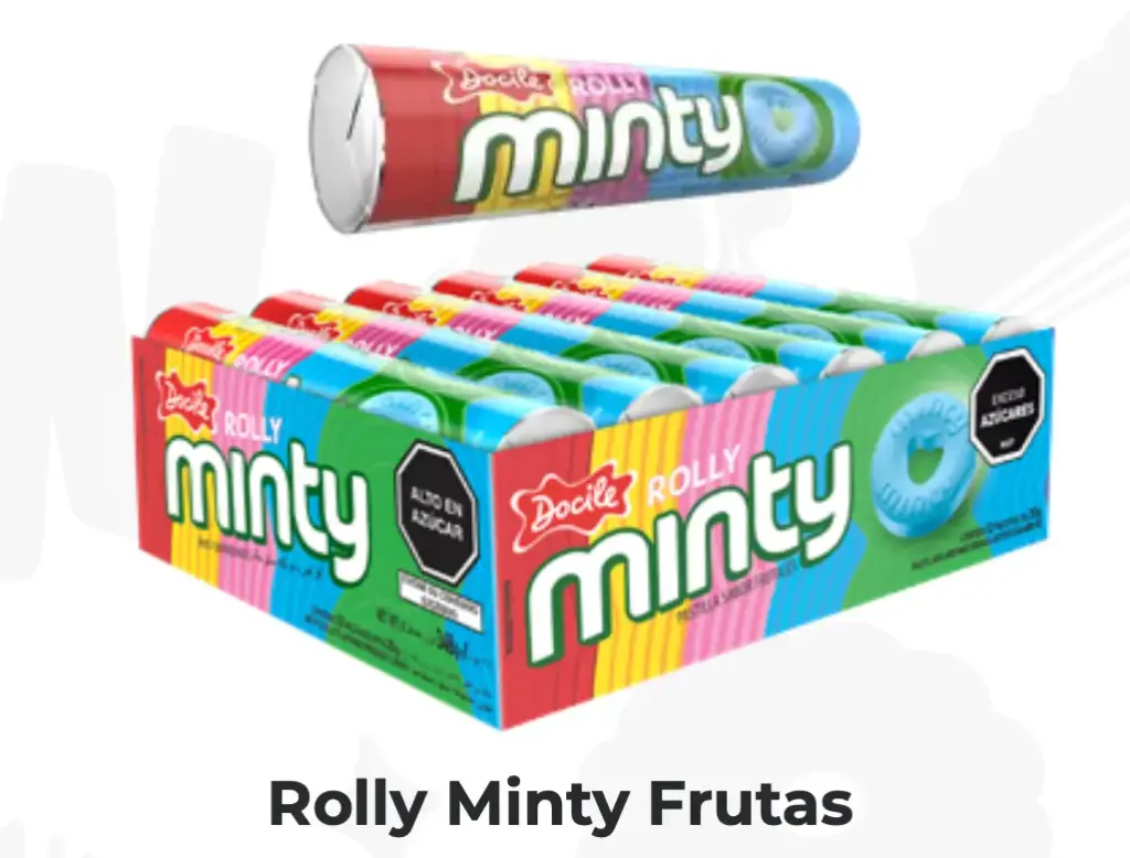 ROLLY MINTY FRUTAS DISPLAY X12