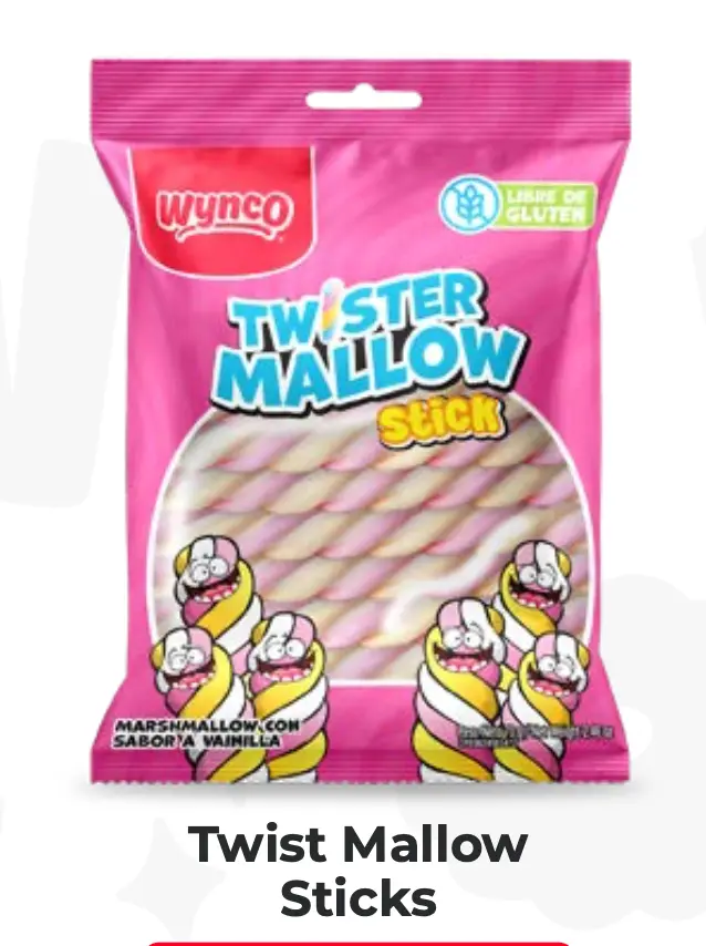 TWIST MALLOW STICKS 70G UND