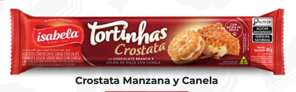 CROSTATA MANZANA Y CANELA 80gr UND