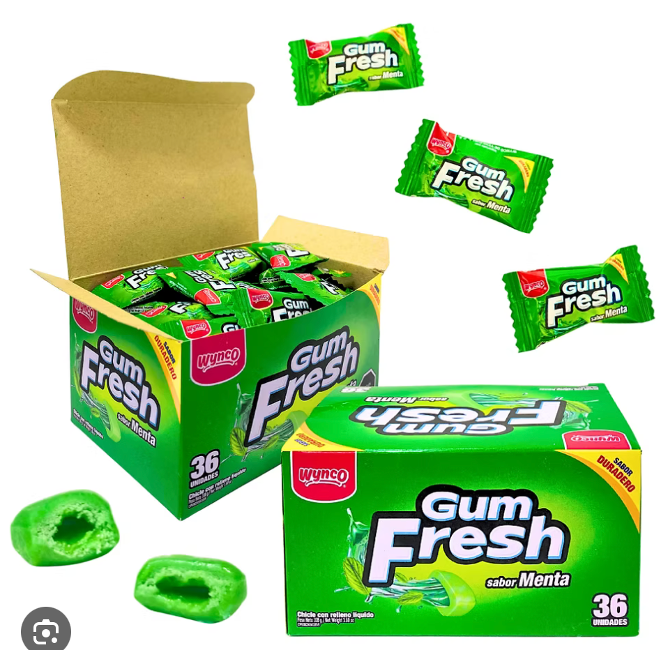 GUM FRESH MENTA DISPLAY X36