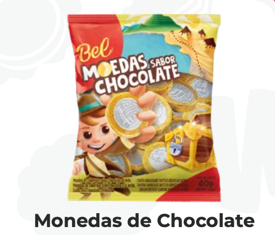 MONEDAS CHOCOLATE 40gr UND