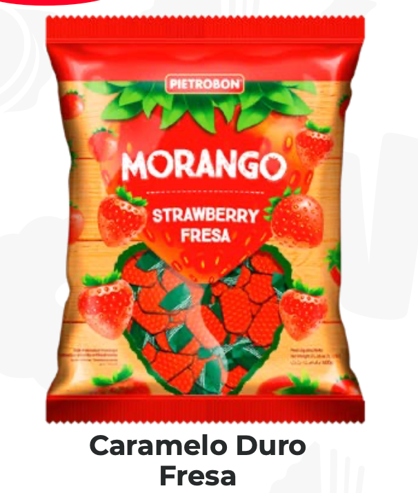 CARAMELO DURO FRESA PAQ 250gr