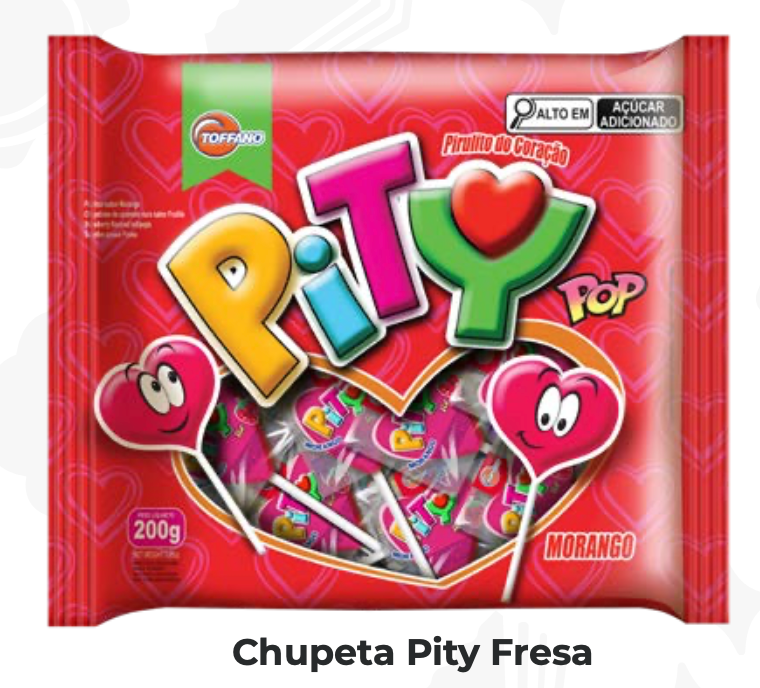 CHUPETA PITY FRESA PAQ X50