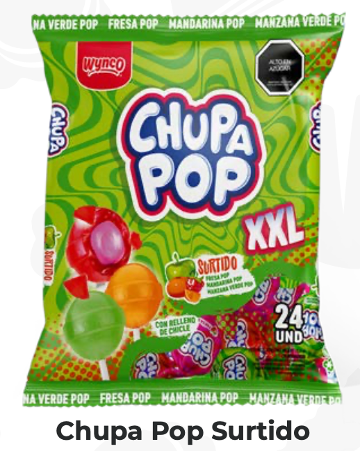 CHUPA POP SURTIDO PAQ X24