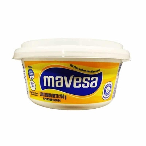 [211] MANTEQUILLA MAVESA 250gr UND