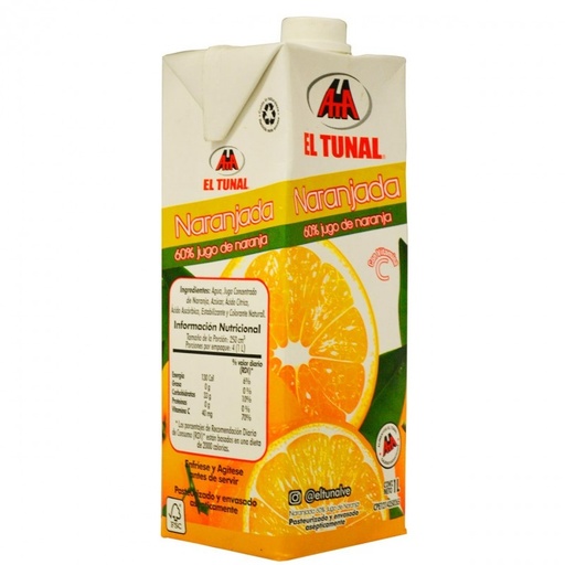 [165] NECTAR DE NARANJA TUNAL 1L UND