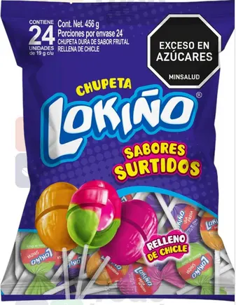 [366] CHUPETA LOKIÑO SURTIDA X24 PAQ