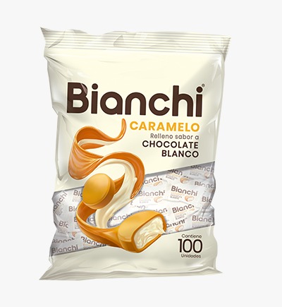 [345] CARAMELO BIANCHI BLANCO X100 PAQ