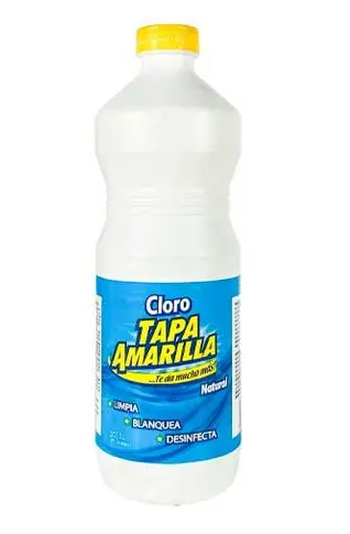 [564] CLORO NATURAL TAPA AMARILLA