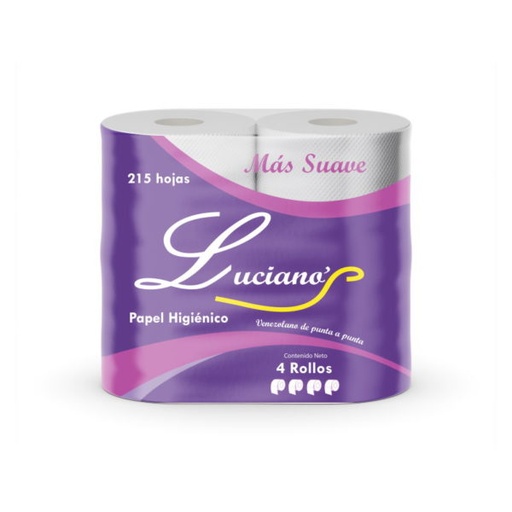 [208] PAPEL HIGIENICO LUCIANO 1X4 PAQ