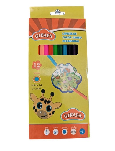 [601] COLORES JIRAFA X12 UND