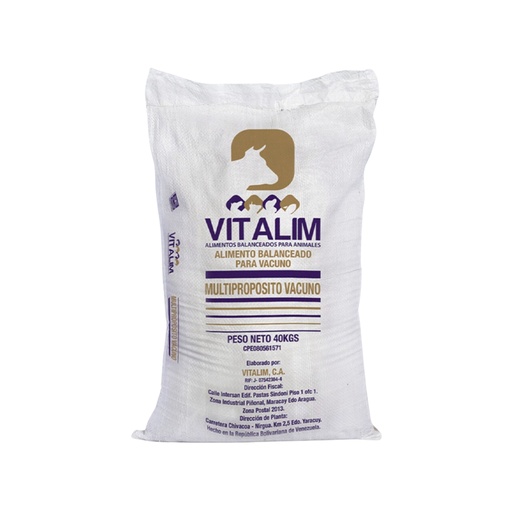 [010] ALIMENTO VITALIM MULTIPROPOSITO VACAS 13% 40Kg