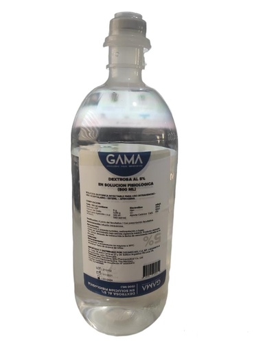 [536] SOLUCION DEXTROSA 5% 500mL UND