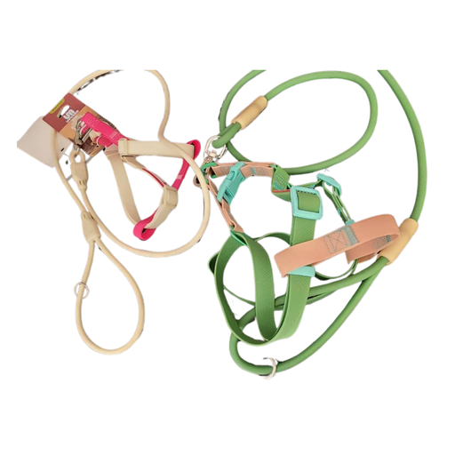 [385] PECHERA CON PASEADOR  DE GOMA PARA MASCOTAS TALLA M