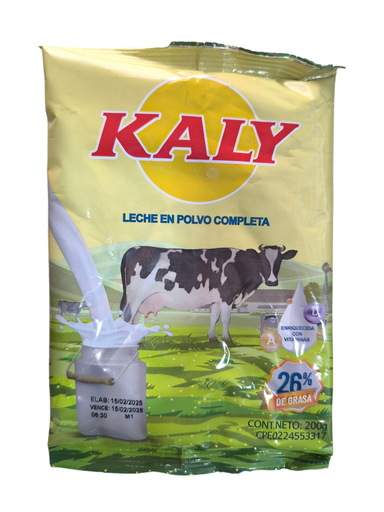 [808] LECHE EN POLVO KALY 200gr UND 