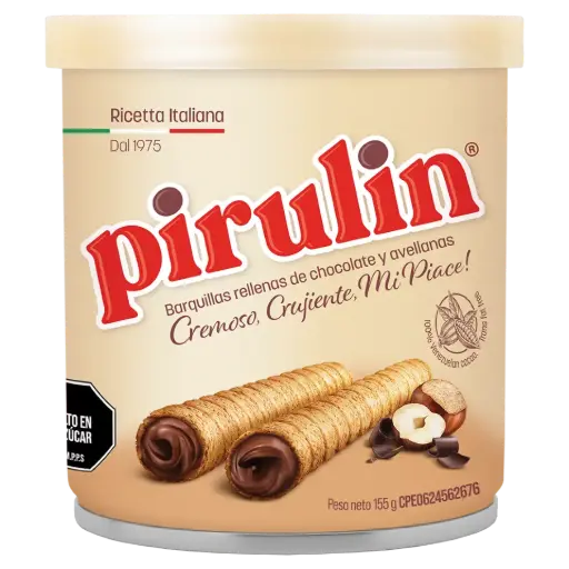 [830] PIRULIN CHOCOLATE LATA 155gr UND 